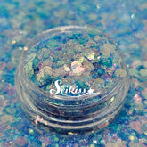 Cindy at Midnight Iridescent Chunky Glitter - Blue Glitter